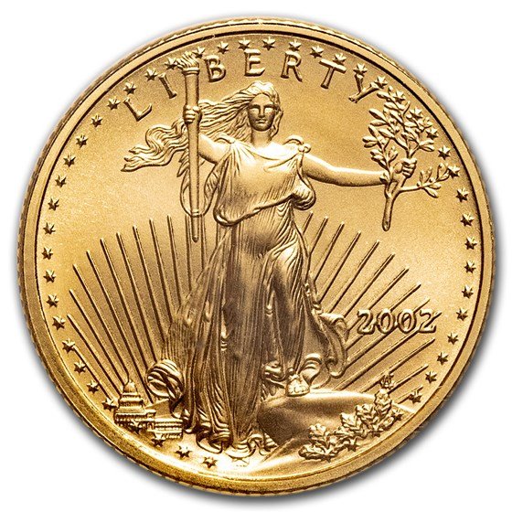 2002 1/10 oz American Gold Eagle MS-70 NGC